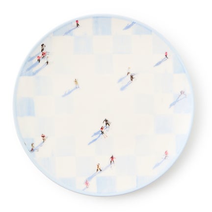 Gray Malin Ski Holiday Salad Plates, Set of 4