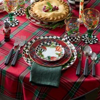 Deck the Halls Appetizer Plates, Set of 4