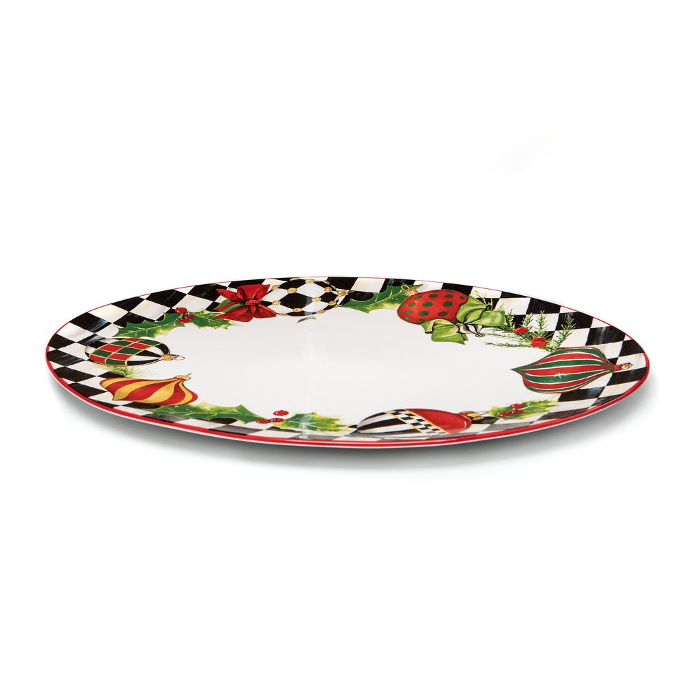 Deck the Halls Serving Platter mackenzie-childs Panama imagen 1