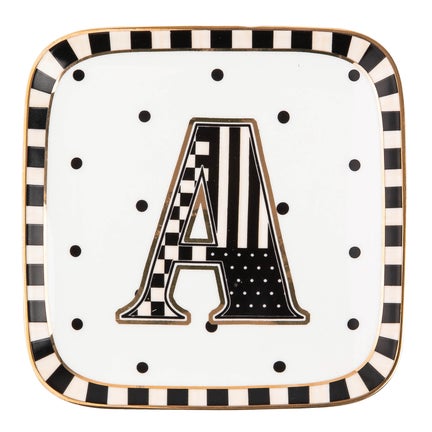 Monogram Dish - A