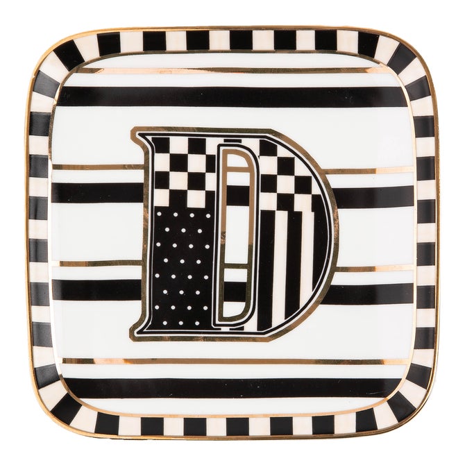 Monogram Dish - D image number 0