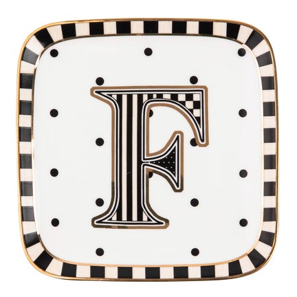 Monogram Dish - F