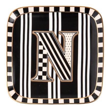 Monogram Dish - N