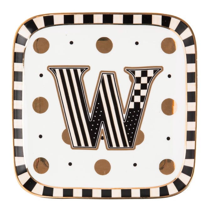 Monogram Dish - W image number 0