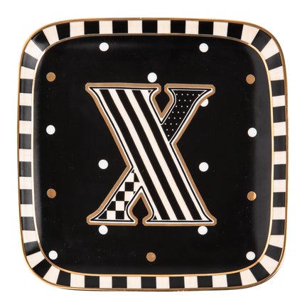 Monogram Dish - X