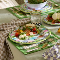 Palm Springs Melamine Dinner Plates, Set of 4