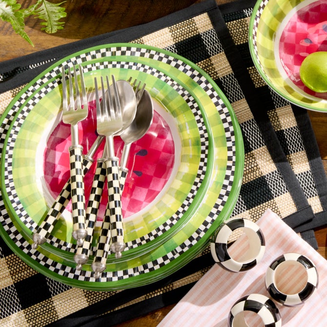 Watermelon Melamine Salad Plates, Set of 4 image number 4