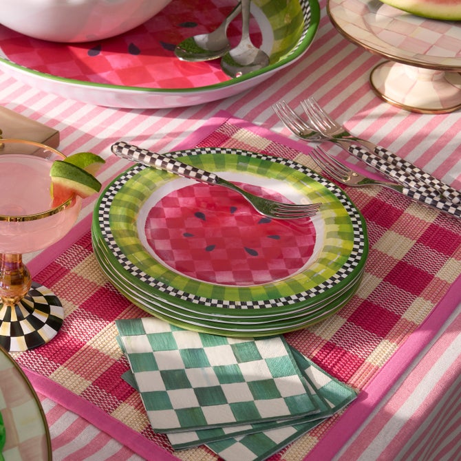Watermelon Melamine Salad Plates, Set of 4 image number 5