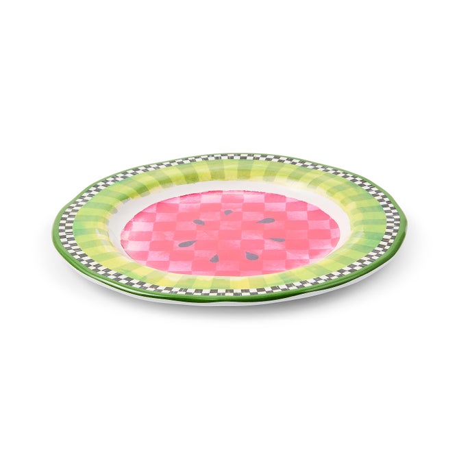Watermelon Melamine Salad Plates, Set of 4 image number 1