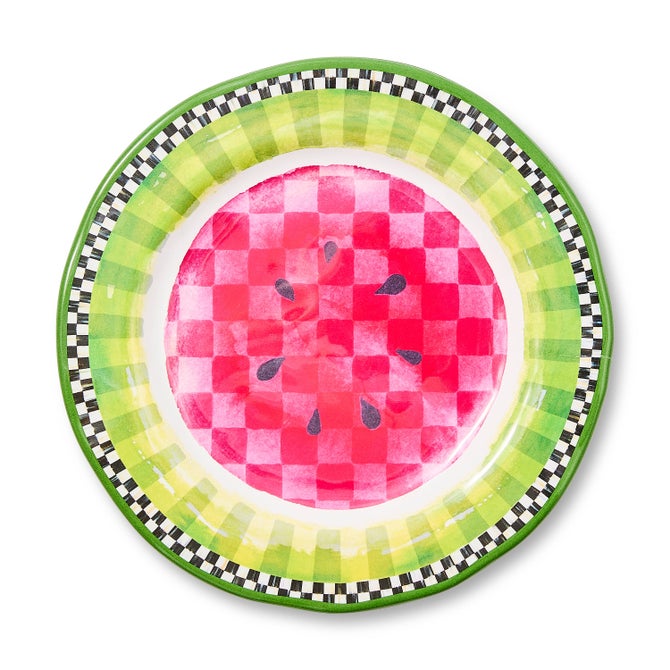 Watermelon Melamine Salad Plates, Set of 4 image number 0