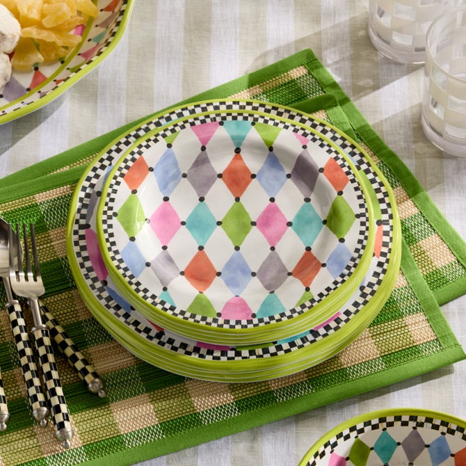 Palm Springs Melamine Salad Plates, Set of 4 image number 1