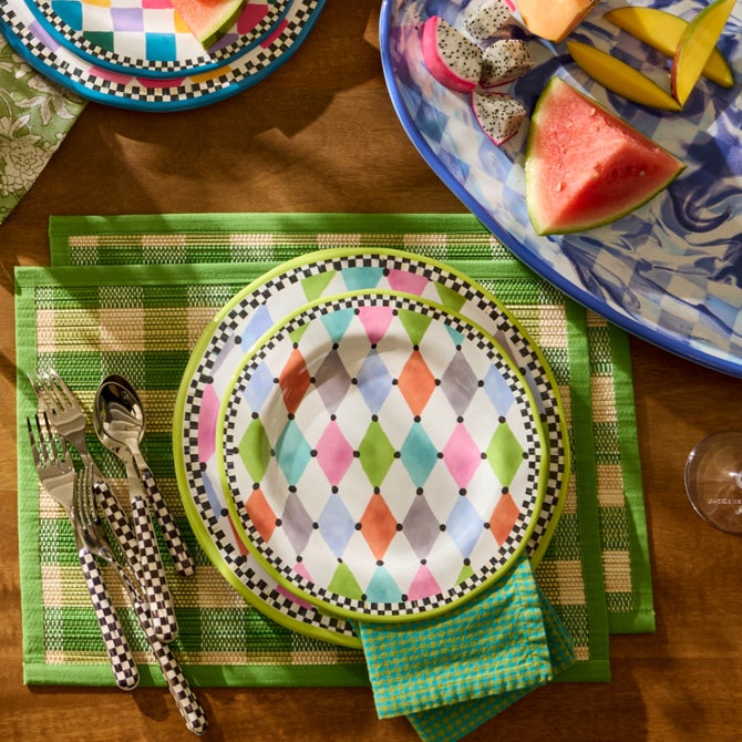 Palm Springs Melamine Salad Plates, Set of 4 image number 3