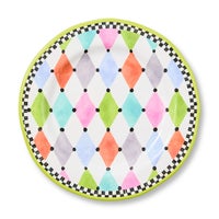 Palm Springs Melamine Salad Plates, Set of 4