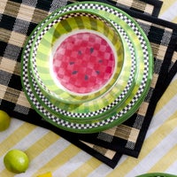 Watermelon Melamine Small Bowls, Set of 4