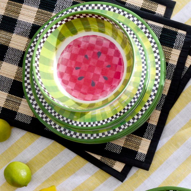 Watermelon Melamine Small Bowls, Set of 4 image number 4