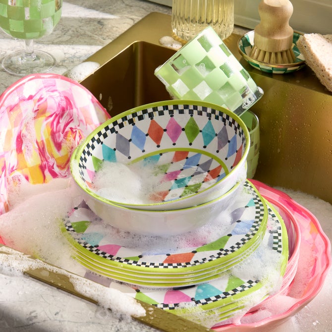 Palm Springs Melamine Small Bowls, Set of 4 image number 4