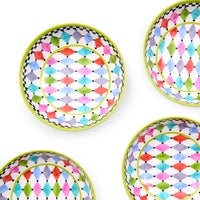 Palm Springs Melamine Small Bowls, Set of 4
