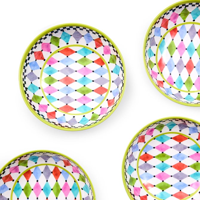 Palm Springs Melamine Small Bowls, Set of 4 image number 2