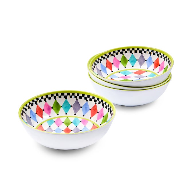 Palm Springs Melamine Small Bowls, Set of 4 image number 0