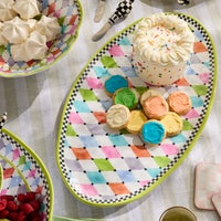 Palm Springs Melamine Oval Platter