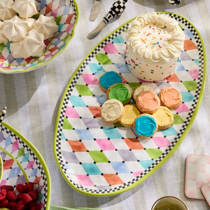 Palm Springs Melamine Oval Platter image number 1