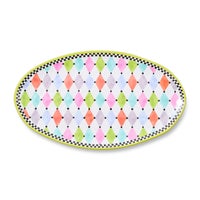 Palm Springs Melamine Oval Platter