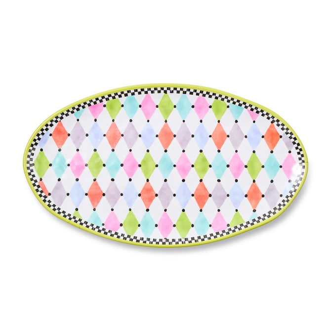 Palm Springs Melamine Oval Platter image number 0