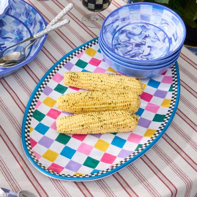 Jamboree Melamine Oval Platter image number 3