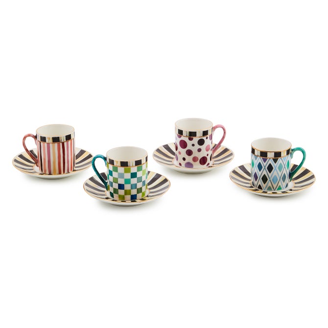 Sweetheart Espresso Cup & Saucer, Set of 4 image number 0