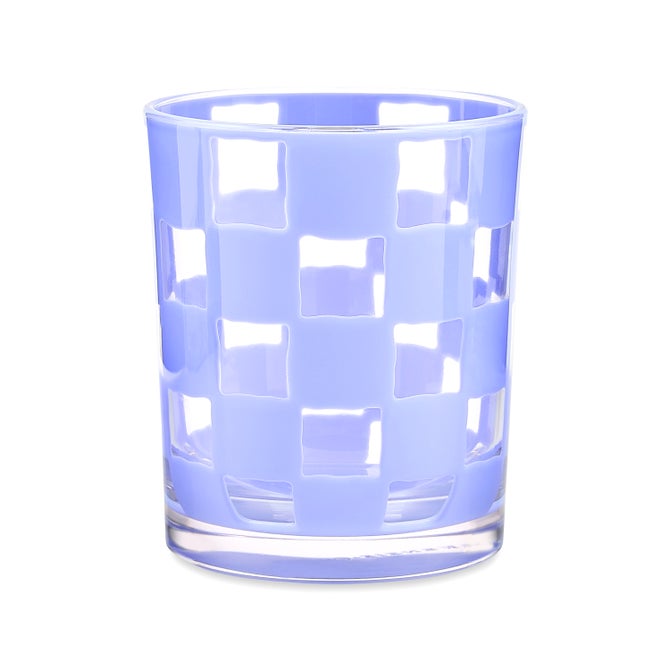 Blue Check Acrylic Tumblers, Set of 4 image number 2