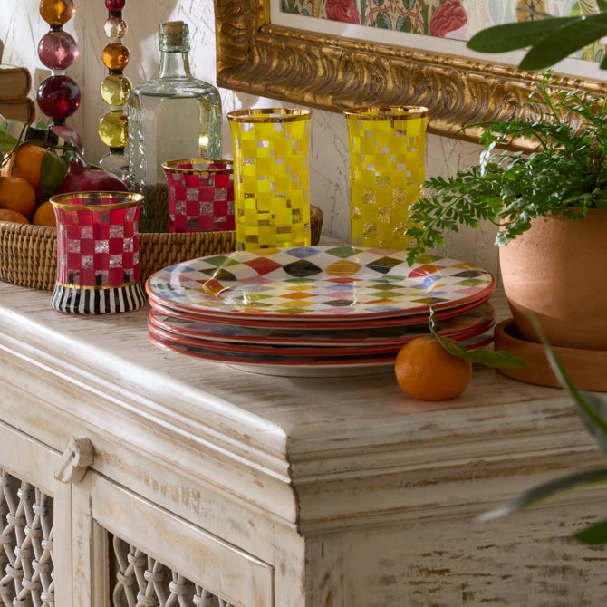 Multi Check Dinner Plate image number 2