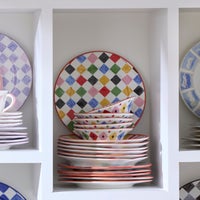Multi Check Dinner Plate