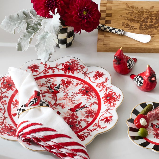 Cardinal Toile Dinnerware image number 8