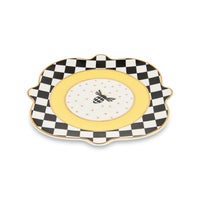 Bee Toile Salad Plate