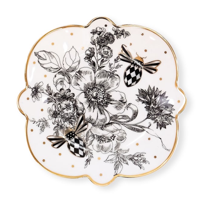 Bee Toile Bread & Butter Plate image number 0