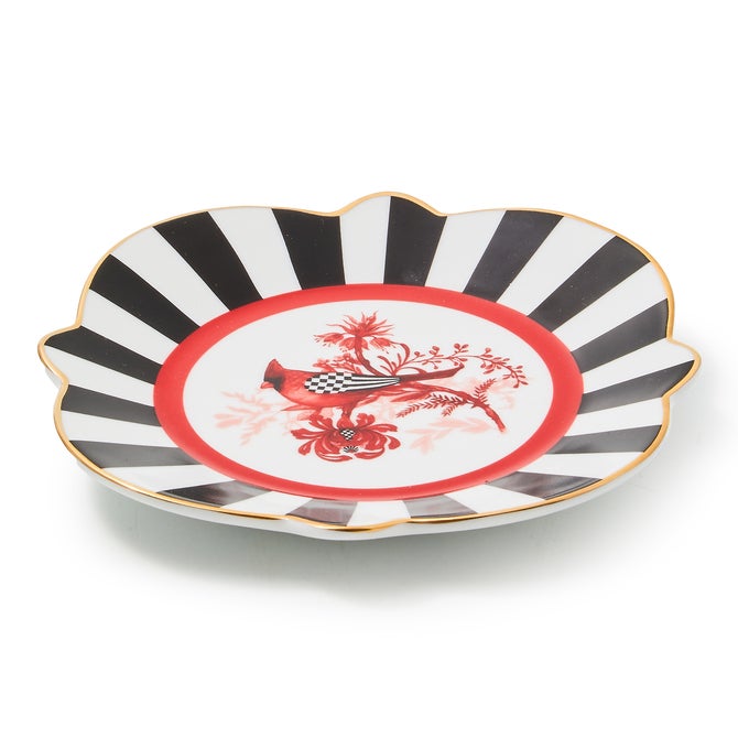 Cardinal Toile Bread & Butter Plate image number 1