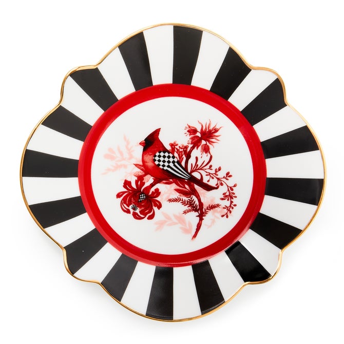 Cardinal Toile Bread & Butter Plate image number 0