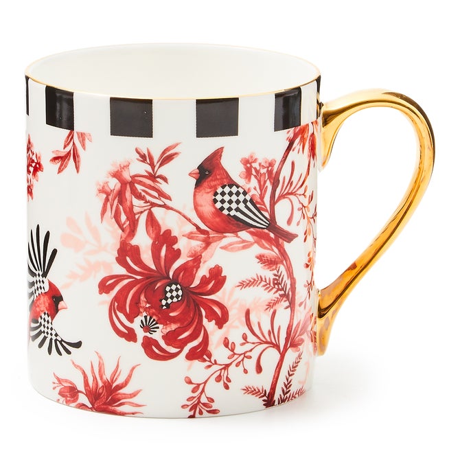 Cardinal Toile Mug image number 0