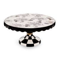 Bee Toile Large Pedestal Platter