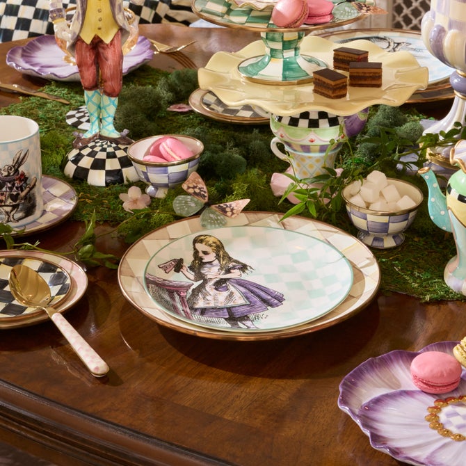 Wonderland Plates, Set of 4 image number 3