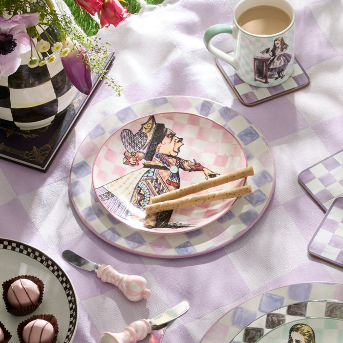 Wonderland Plates, Set of 4 image number 7