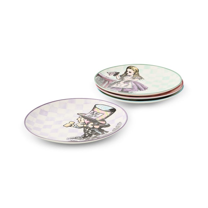Wonderland Plates, Set of 4 image number 2