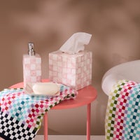 Rosy Check Capiz Bath Collection
