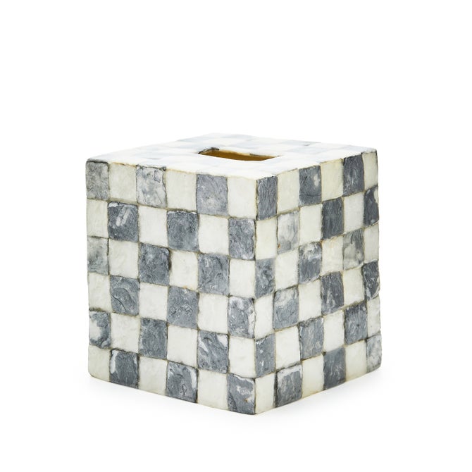 Sterling Check Capiz Bath Collection image number 7