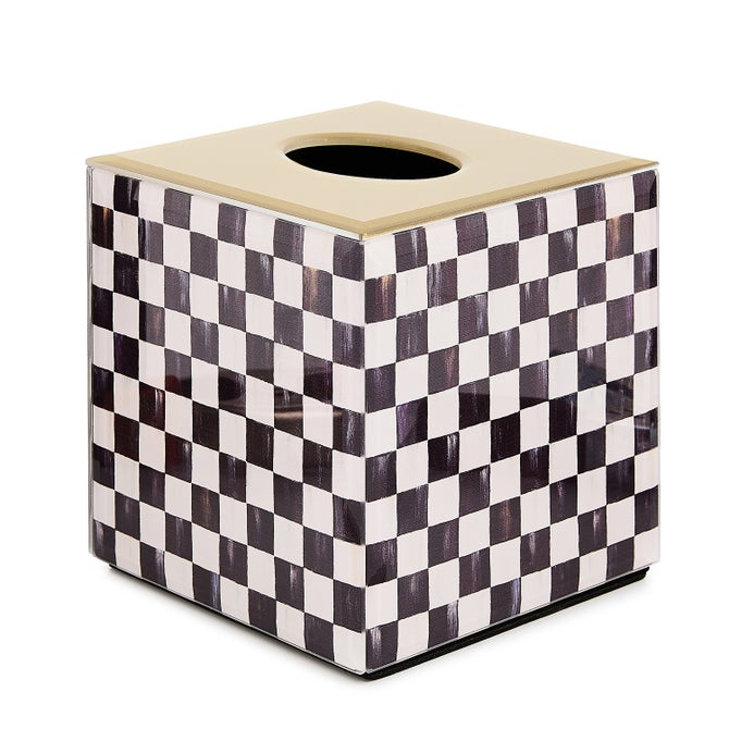 Courtly Check Glass Boutique Tissue Box Cover image number 2