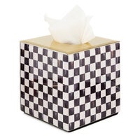 Courtly Check Glass Boutique Tissue Box Cover