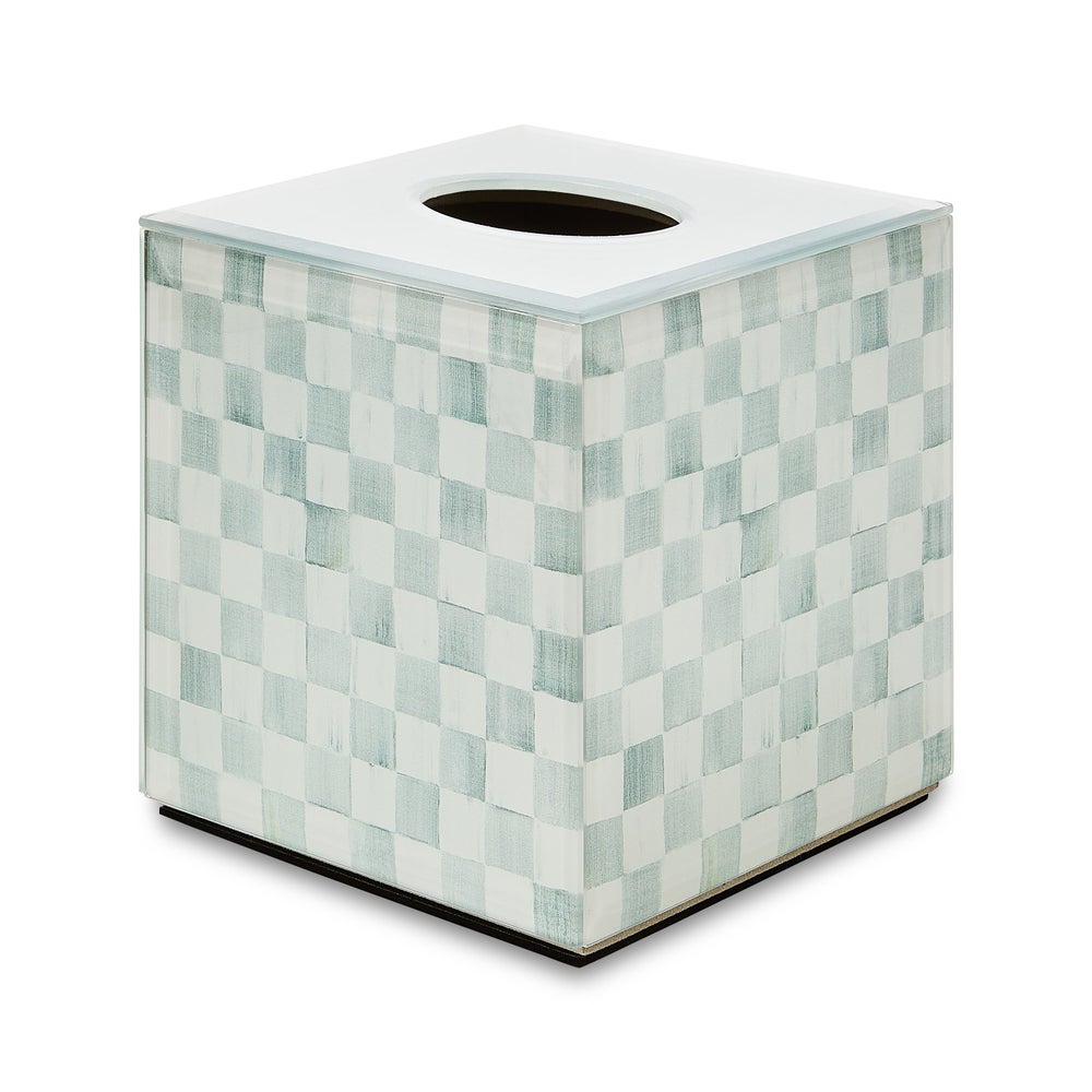 Sterling Check Glass Bath Collection mackenzie-childs Panama imagen 1