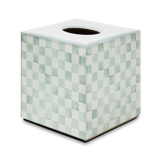 Sterling Check Glass Boutique Tissue Cover image number 0