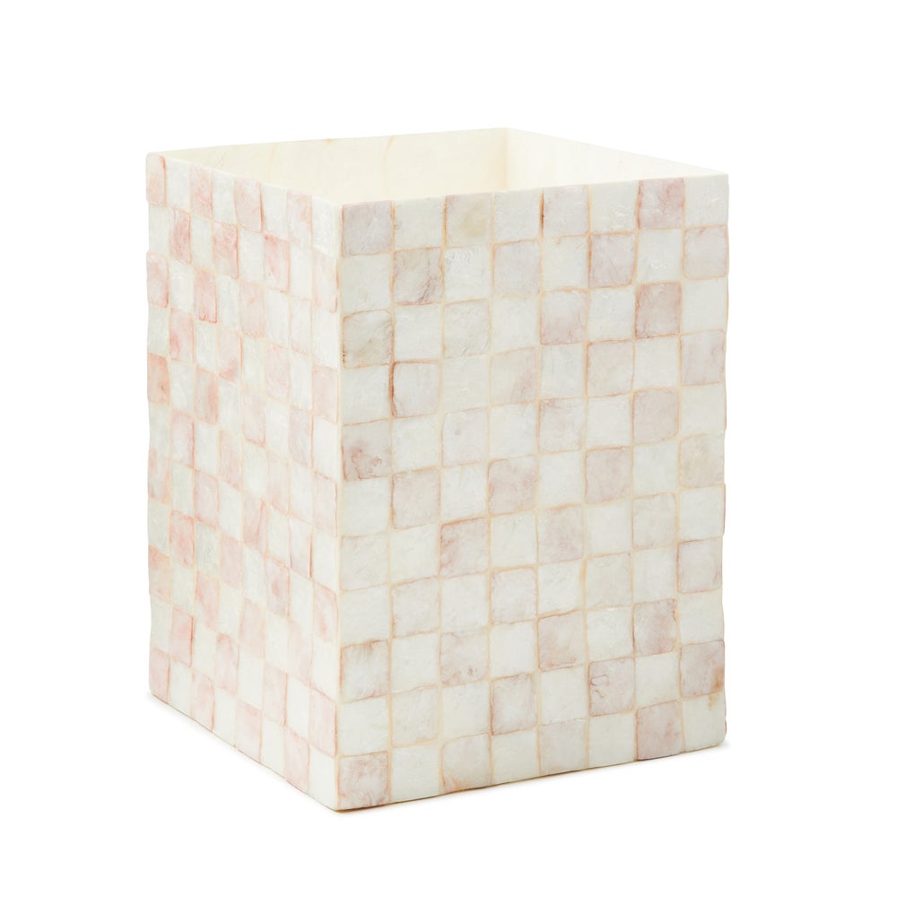 Rosy Check Capiz Bath Collection mackenzie-childs Panama imagen 1 Rosy Check Capiz Bath Collection mackenzie-childs Panama imagen 1
