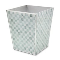 Sterling Check Glass Waste Bin